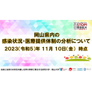 【岡山大学】岡山県内の感染状況・医療提供体制の分析について（2023年11月10日現在）