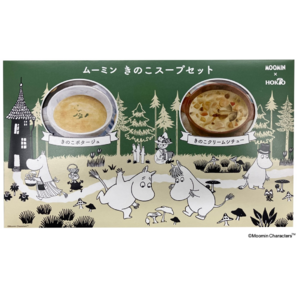 MOOMIN×HOKTO 「ムーミン きのこスープセット」新発売！～ ムーミン谷の仲間をイメージしたスープで温かい食卓を～