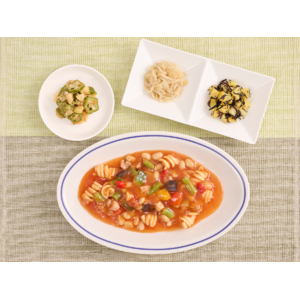 忙しい朝にぴったりのワンプレート朝食「食物繊維チャージ！朝の栄養満点スープ」が5月7日(水)に新登場