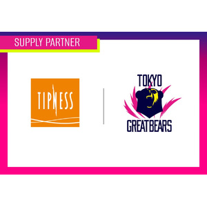 【東京グレートベアーズ】株式会社ティップネスとのオフィシャルサプライヤー契約締結のお知らせ