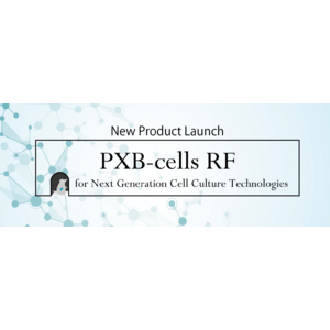 【新製品】次世代細胞培養技術向けの高機能ヒト肝細胞「PXB-cells RF」を発売