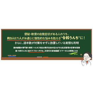 便秘・軟便の自覚症状がある人のうち、約3人に1人がお通じに慢性的な悩みを抱える”令和うんち”に！さらに、過半数が対策をせずに放置している実態も判明