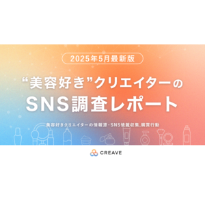 【81.3%がSNSをきっかけに商品を購入！】美容好きクリエイターSNS調査レポートを公開