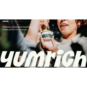プラントベースアイス『yumrich』、公式オンラインストア開設＆ギフトセット販売を開始