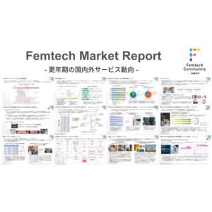 「更年期の国内外サービス動向 - Femtech Market Report_2023Q3 - 」をリリース