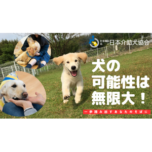 【返礼品はふるさと納税限定オリジナルデザイン！】ふるさと納税で社会貢献「犬の可能性は無限大！一歩踏み出すあなたのそばに（日本介助犬協会の活動支援）」が本日受付開始